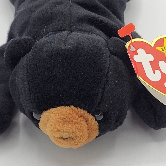 TY Beanie Babies NWT Blackie the Bear #4011 - Picture 5 of 9